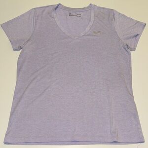 Under Armour Lavender Heather V-Neck Women's Performance Tee